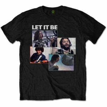 Merce The Beatles: Tričko Let It Be Recording Shots  S