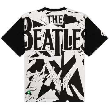 Merce The Beatles: The Beatles Unisex T-shirt: Meyba Drum & Crossing All-over-print (x-small) XS