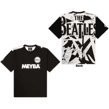 Merce The Beatles: The Beatles Unisex T-shirt: Meyba Drum & Crossing All-over-print (x-small) XS