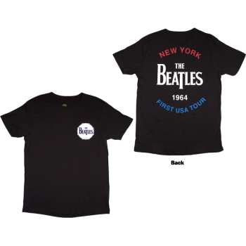 Merce The Beatles: The Beatles Unisex T-shirt: New York 1964 (back Print) (small) S
