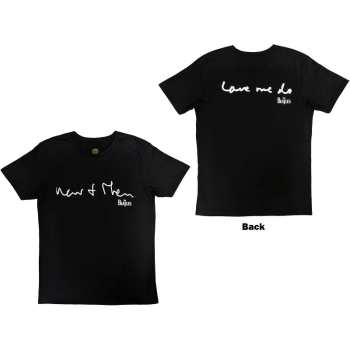 Merce The Beatles: The Beatles Unisex T-shirt: Now & Then (back Print) (small) S