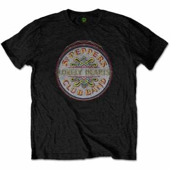 Merce The Beatles: Tričko Original Pepper Drum  S