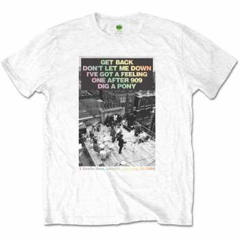 Merce The Beatles: Tričko Rooftop Songs Gradient  S