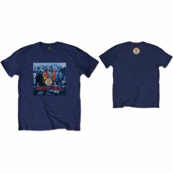Merce The Beatles: Tričko Sgt Pepper Blue  S