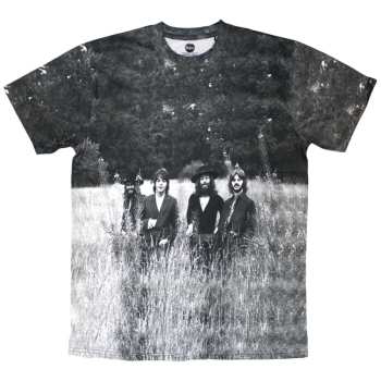 Merce The Beatles: The Beatles Unisex T-shirt: Tittenhurst Park Field (white) (all Over Print) (small) S