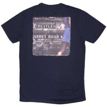 Merce The Beatles: The Beatles Unisex T-shirt: Vintage Abbey Road (back Print) (small) S