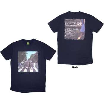 Merce The Beatles: The Beatles Unisex T-shirt: Vintage Abbey Road (back Print) (small) S