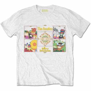 Merch The Beatles: Maglietta Yellow Submarine Sgt Pepper Band 