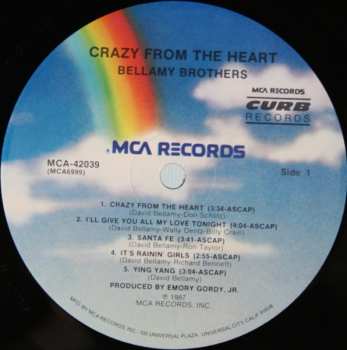 LP Bellamy Brothers: Crazy From The Heart