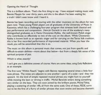 CD The Bennie Maupin Quartet: Early Reflections