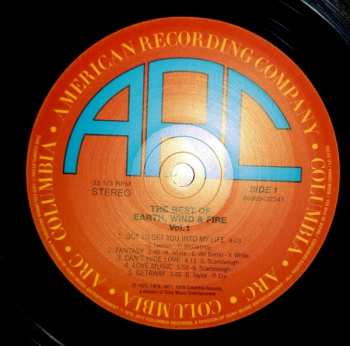 LP Earth, Wind & Fire: The Best Of Earth, Wind & Fire Vol. 1