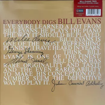 Everybody Digs Bill Evans