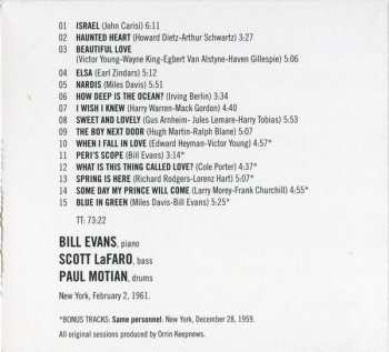CD The Bill Evans Trio: Explorations LTD | DIGI