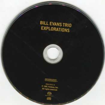 SACD The Bill Evans Trio: Explorations