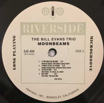 LP The Bill Evans Trio: Moon Beams
