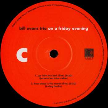 2LP The Bill Evans Trio: On A Friday Evening