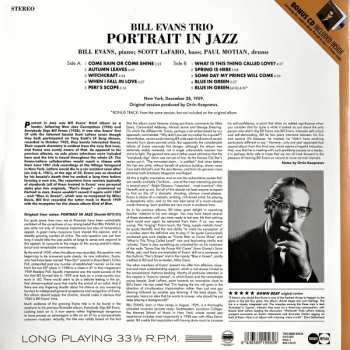 LP/CD The Bill Evans Trio: Portrait In Jazz