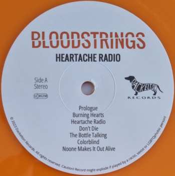 LP The Bloodstrings: Heartache Radio CLR