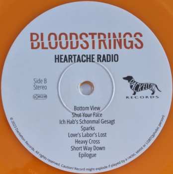 LP The Bloodstrings: Heartache Radio CLR