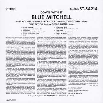CD The Blue Mitchell Quintet: Down With It! LTD