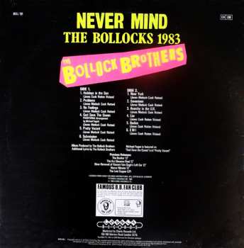 LP The Bollock Brothers: Never Mind The Bollocks 1983 CLR