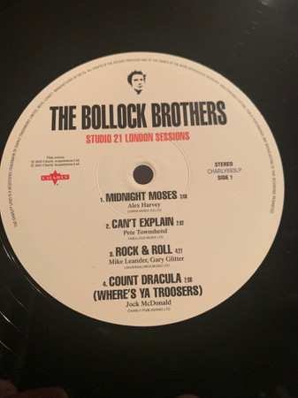 LP The Bollock Brothers: Studio 21 London Sessions