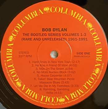5LP/Set di cofanetti Bob Dylan: The Bootleg Series Volumes 1 - 3 [Rare & Unreleased] 1961-1991