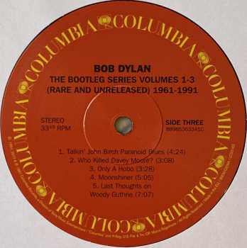 5LP/Set di cofanetti Bob Dylan: The Bootleg Series Volumes 1 - 3 [Rare & Unreleased] 1961-1991