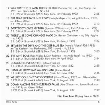 2CD The Boswell Sisters: Shout, Sister, Shout! Their 52 Finest 1931-1936