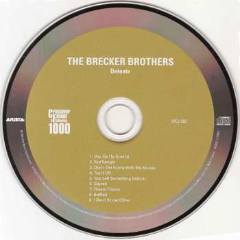CD The Brecker Brothers: Detente LTD