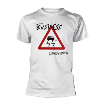 Maglietta Drinkin + Drivin (white)