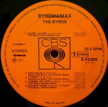 LP The Byrds: Byrdmaniax