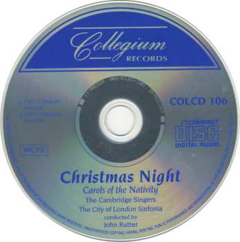 CD City Of London Sinfonia: Christmas Night. Carols Of The Nativity