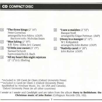 CD City Of London Sinfonia: Christmas Night. Carols Of The Nativity
