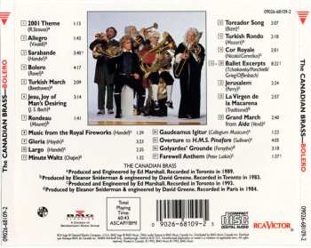 CD The Canadian Brass: Bolero And Other Classical Blockbusters