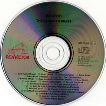 CD The Canadian Brass: Bolero And Other Classical Blockbusters