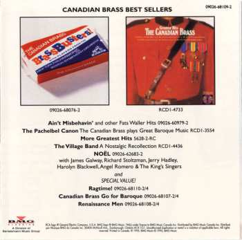 CD The Canadian Brass: Bolero And Other Classical Blockbusters
