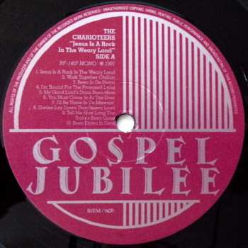 LP The Charioteers: Jesus Is A Rock In The Weary Land