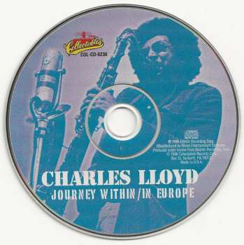 CD The Charles Lloyd Quartet: Journey Within / In Europe