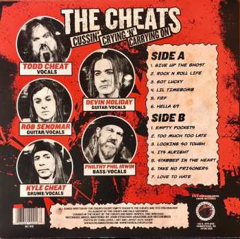 LP The Cheats: Cussin' Crying 'N' Carrying On