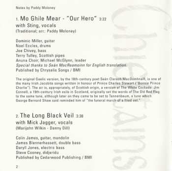 CD The Chieftains: The Long Black Veil