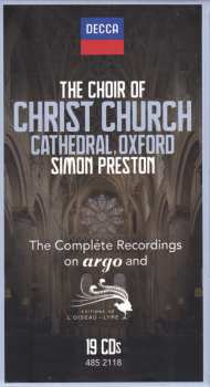 19CD/Set di cofanetti The Choir Of Christ Church Cathedral: The Complete Recordings On Argo And L'Oiseau Lyre LTD