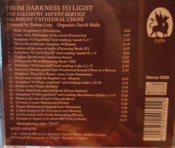 CD The Choir Of Salisbury Cathedral: From Darkness To Light