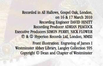 CD The Choir Of Westminster Abbey: Music From The Reign Of King James I