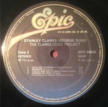 LP The Clarke/Duke Project: The Clarke / Duke Project