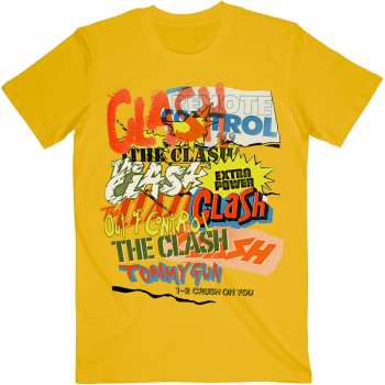 Merce The Clash: Tričko Singles Collage Text  XL