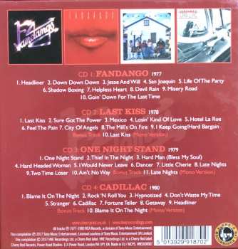 4CD/Set di cofanetti Fandango: The Complete RCA Albums 1977 - 1980