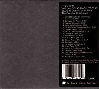 CD The Country Gentlemen: Vol. 4 - Going Back To The Blue Ridge Mountains