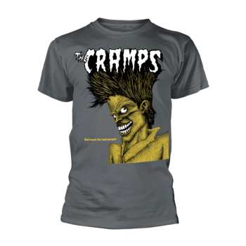 Merch The Cramps: Maglietta Bad Music For Bad People (grey)