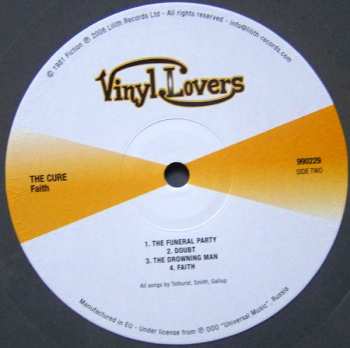 LP The Cure: Faith LTD | CLR